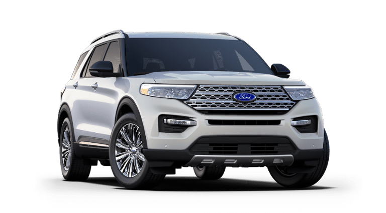 21 Ford Explorer Limited Star White 3 3l Hybrid Engine L Ange Gardien